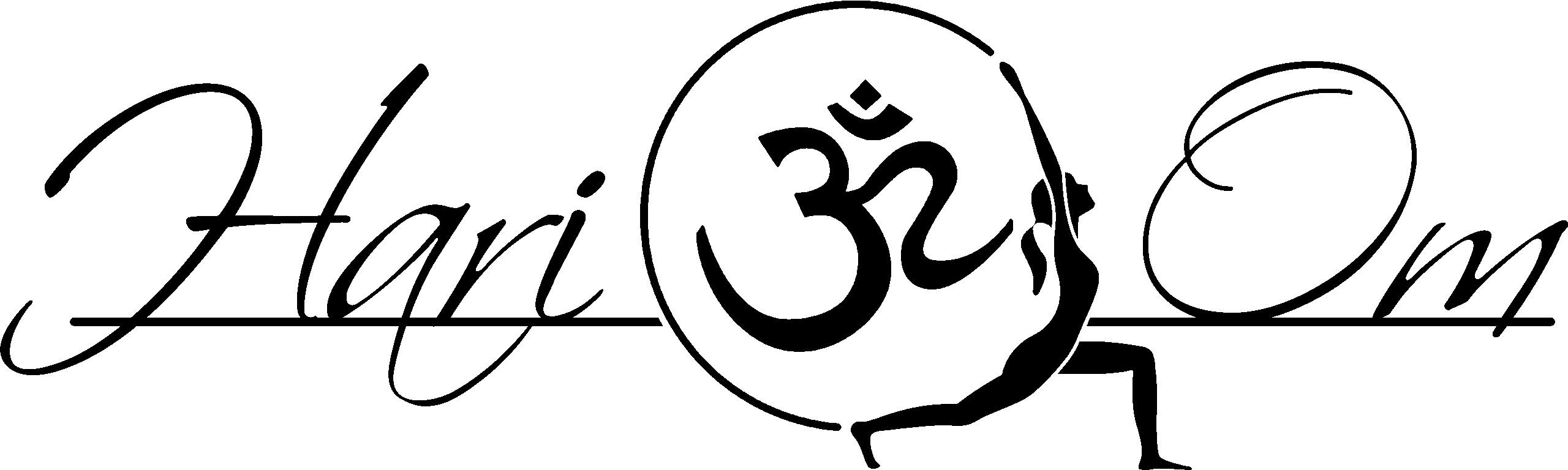 Logo Hari Om black